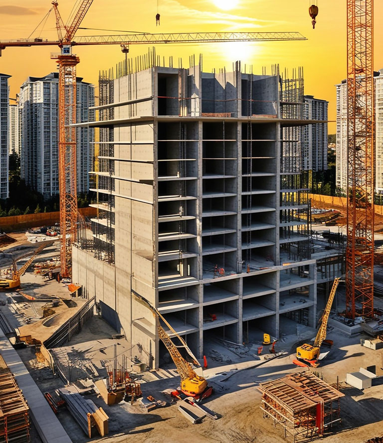 موقع مشروع إنشائي وأعمال مقاولات في الرياض