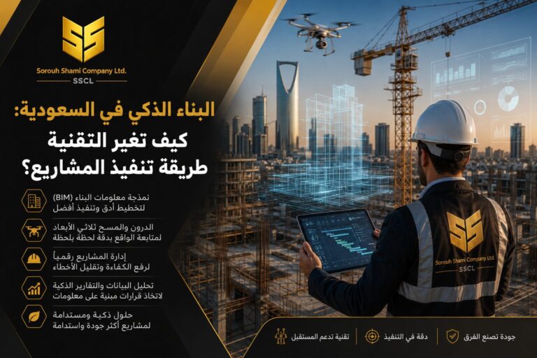 البناء الذكي في السعودية ودوره في تطوير المشاريع