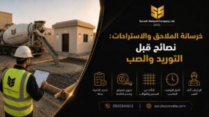 توريد خرسانة جاهزة للملاحق والاستراحات في الرياض