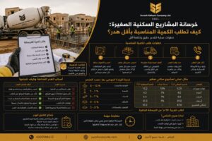 طلب خرسانة جاهزة لمشروع سكني صغير في الرياض